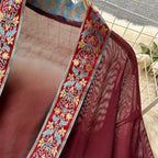 Courtly Cami Dress&Mesh Cardigan 2Pcs