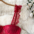 Backless Lace Patchwork Slip Dress