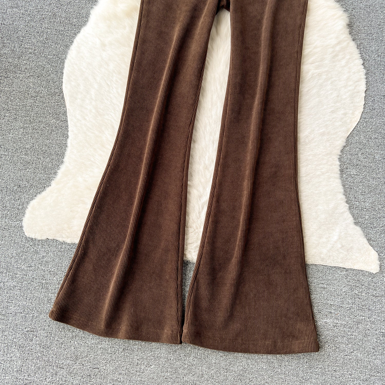 Vintage Corduroy Flared Trousers