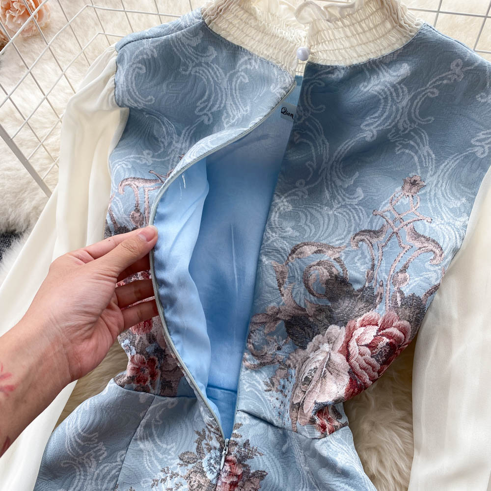 Altered Cheongsam A-line Dress