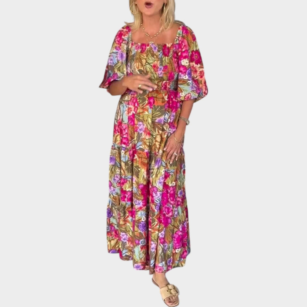 Imani | Maxi Dress with Smocked Bodice