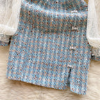 Sweetie Beaded Lace Patchwork Dress