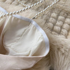 Strapless Halter Puffy Dress
