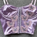 3-dimensional Butterfly Short Camisole