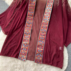 Courtly Cami Dress&Mesh Cardigan 2Pcs