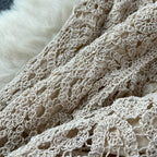 Bohemian Style Hollowed Crochet Knitted Trousers