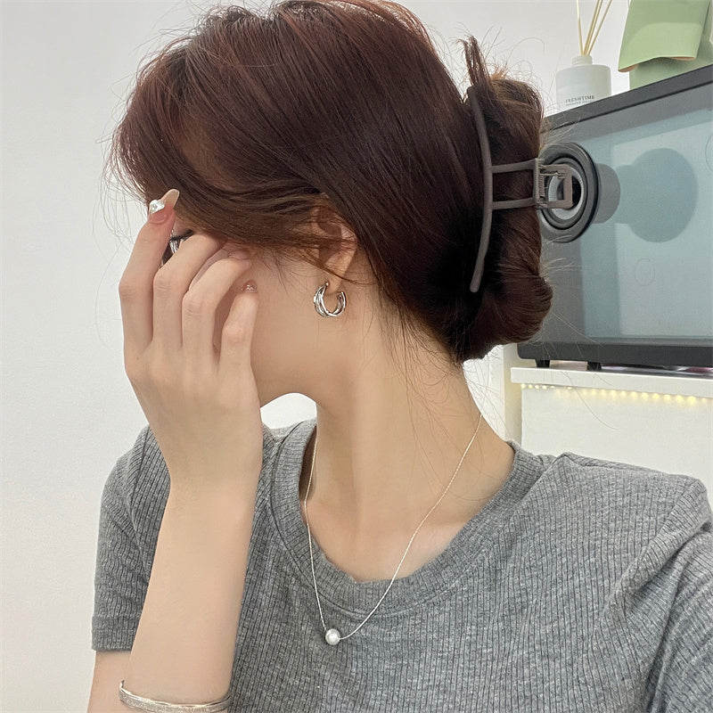 Niche Double Arc Earrings