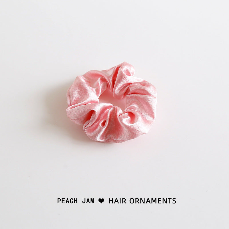 French Satin Large Hair Scrunchie