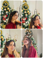 Pine Cone Christmas Reindeer Headband | HeyKat®