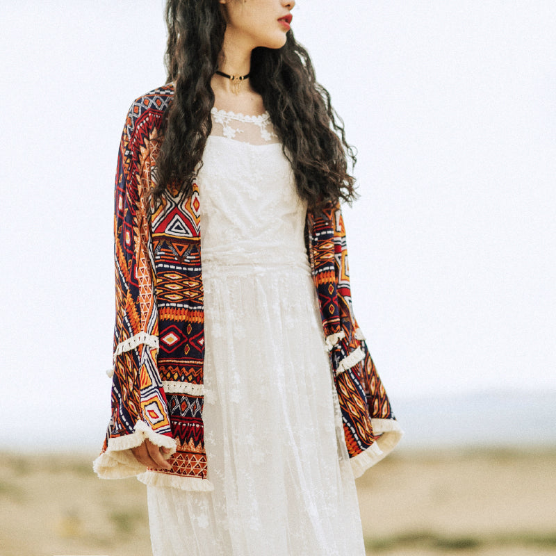 National Fringed Short Coat