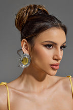 Oval Stud Earrings