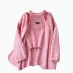 Cardigan&Halter Camisole Soft Knitted 2Pcs
