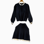 Sweetie Sweater&Pleated Skirt 2Pcs
