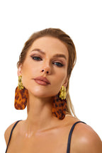 Resin Square Earrings