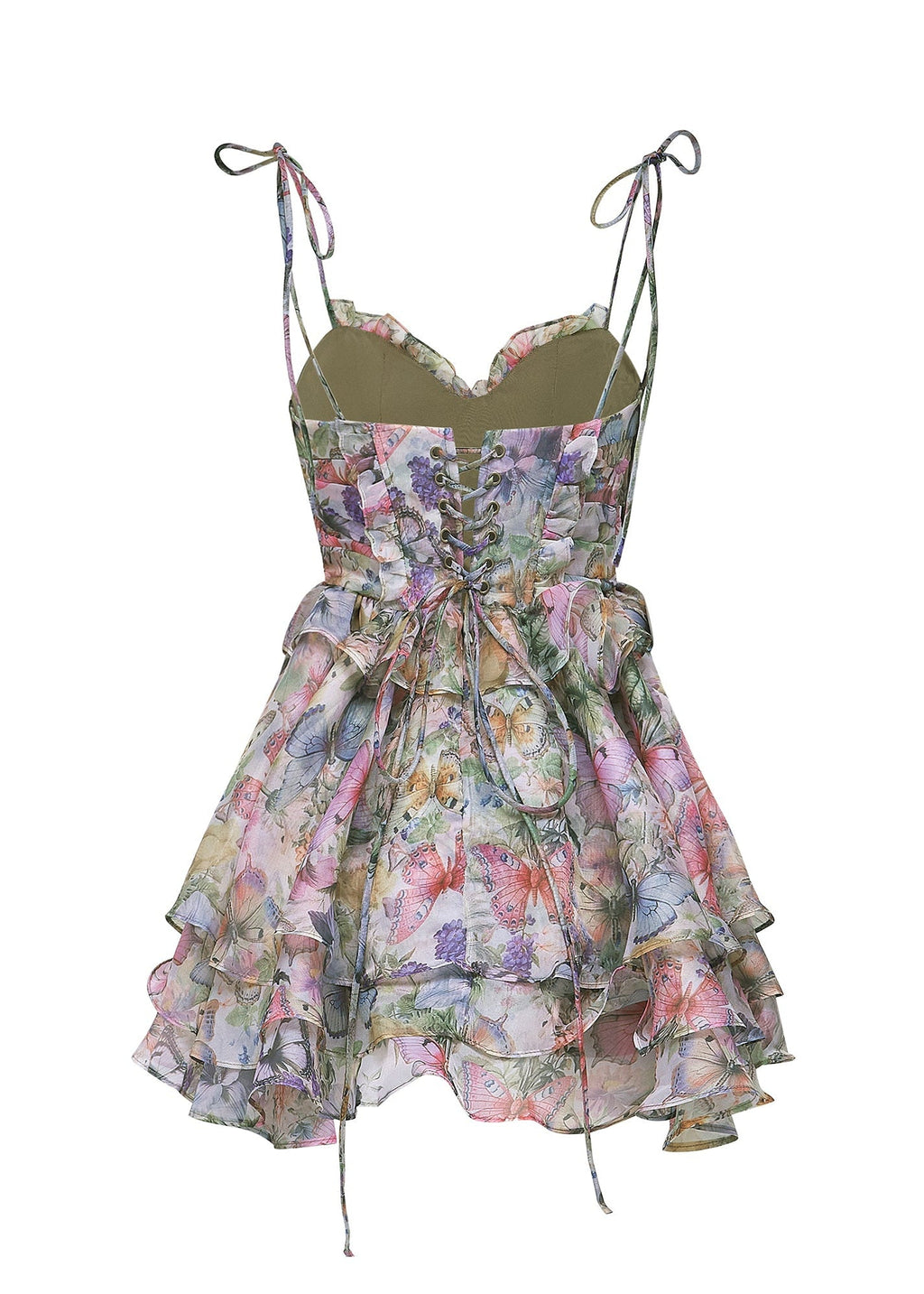 Valerie Floral Print Pleated Mini Dress