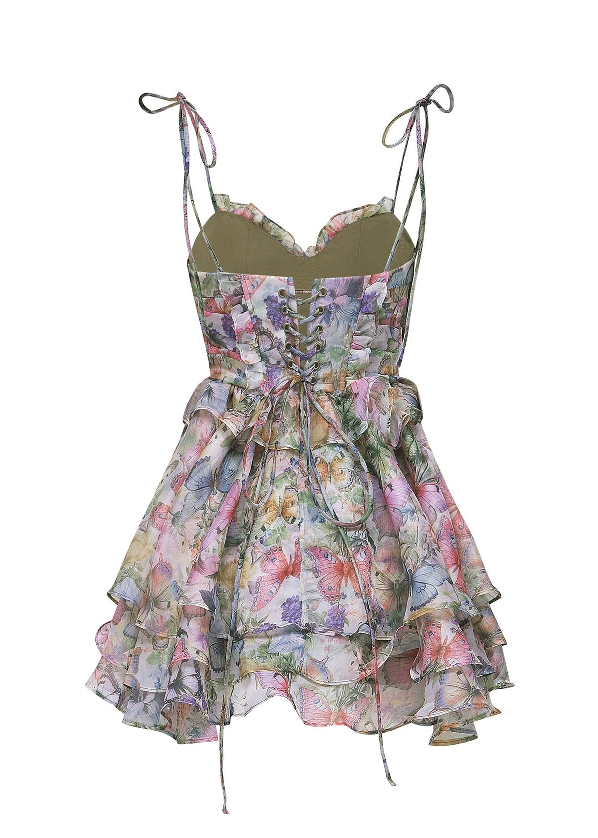 Valerie Floral Print Pleated Mini Dress