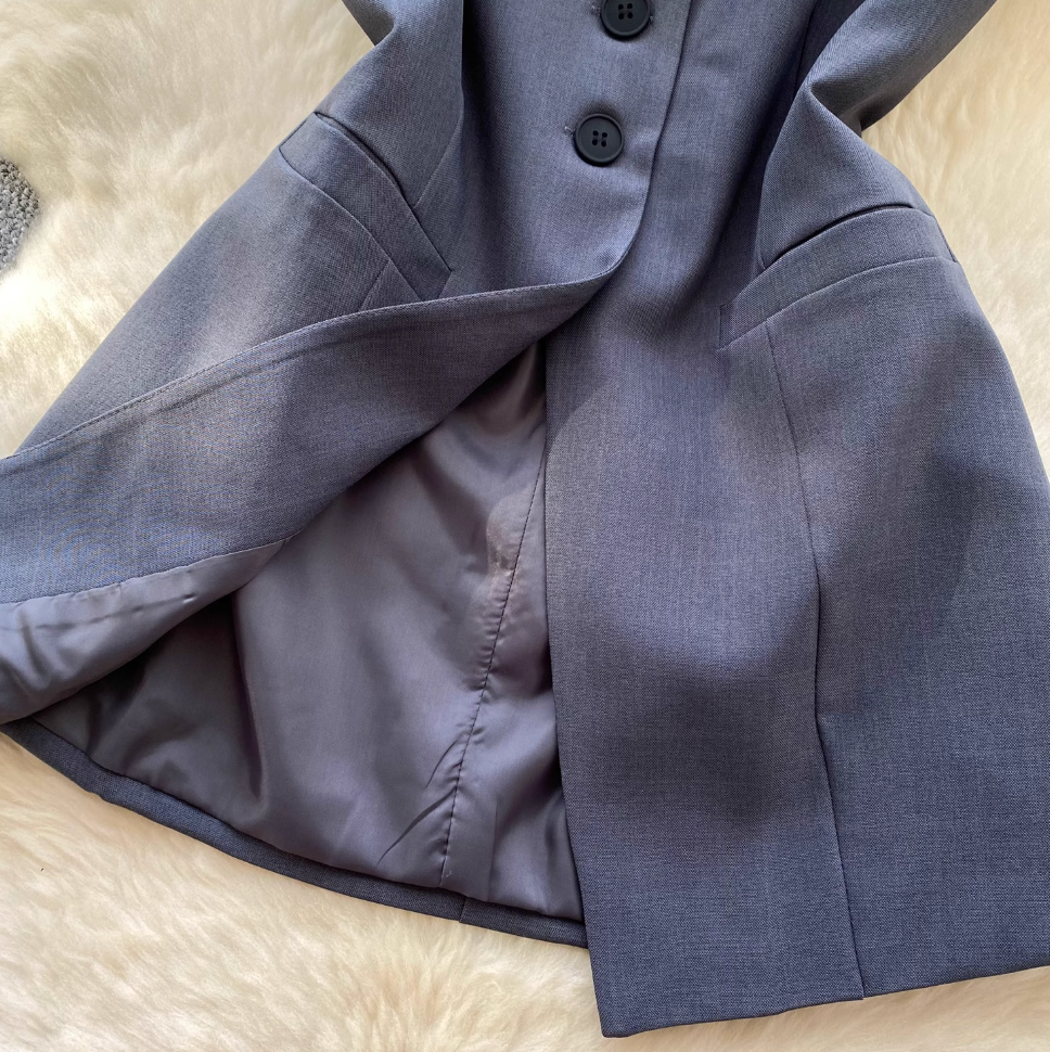 Suit Vest & Wide-leg Trousers 2Pcs