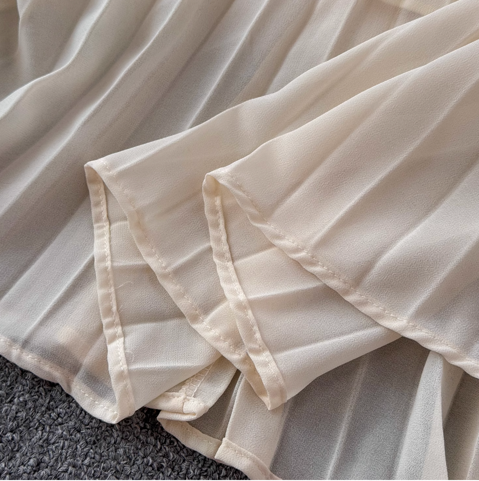 Fairy Lace Patchwork Apricot Dress