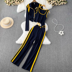 Camisole & Sweatshirt & Trousers Sportswear 3Pcs