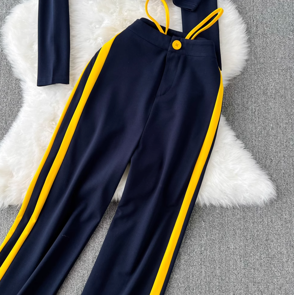 Camisole & Sweatshirt & Trousers Sportswear 3Pcs
