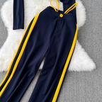 Camisole & Sweatshirt & Trousers Sportswear 3Pcs