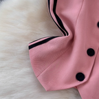 Suit Vest & Wide-leg Trousers 2Pcs