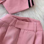 Suit Vest & Wide-leg Trousers 2Pcs