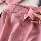 Suit Vest & Wide-leg Trousers 2Pcs
