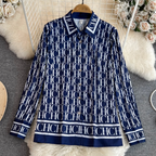 Monogrammed Printed Shirt & Trousers 2Pcs
