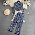 Monogrammed Printed Shirt & Trousers 2Pcs