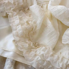 Sweetie Apricot Puffy Lace Dress