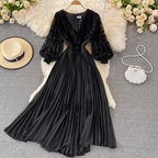 Mori Embroidered Patchwork Lace Dress
