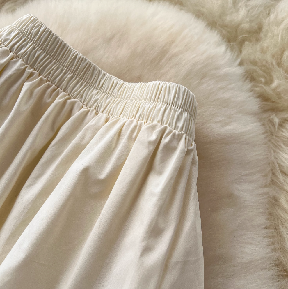 Sweetie Hollowed Lace Patchwork Skirt
