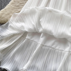 Fairy White Camisole & Ruffled Skirt 2Pcs