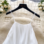 Fairy White Camisole & Ruffled Skirt 2Pcs