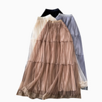 Lace Patchwork Fairy A-line Skirt