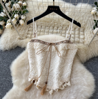 Sweetie Camisole & Fringed Skirt 2Pcs