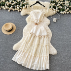 Sweetie Camisole & Fringed Skirt 2Pcs