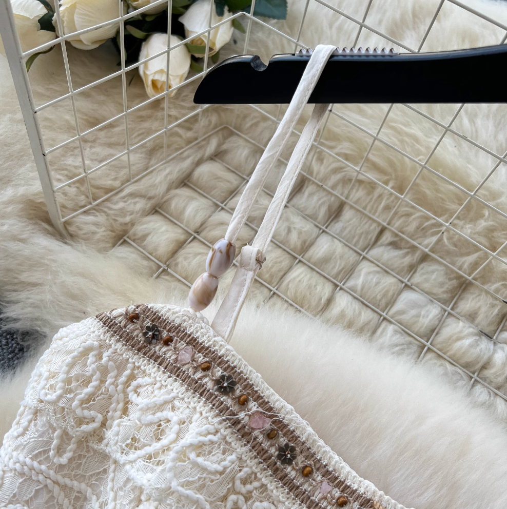 Sweetie Camisole & Fringed Skirt 2Pcs