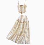 Sweetie Camisole & Fringed Skirt 2Pcs