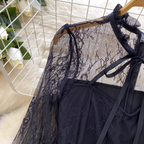 Sweetie Embroidery Patchwork Bottoming Shirt