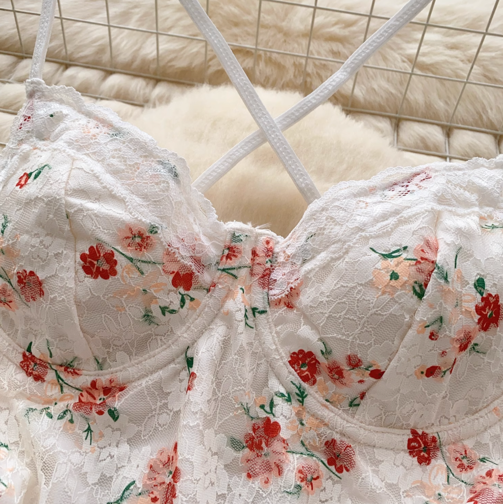 Sweetie Floral Printed Slip Jumpsuit