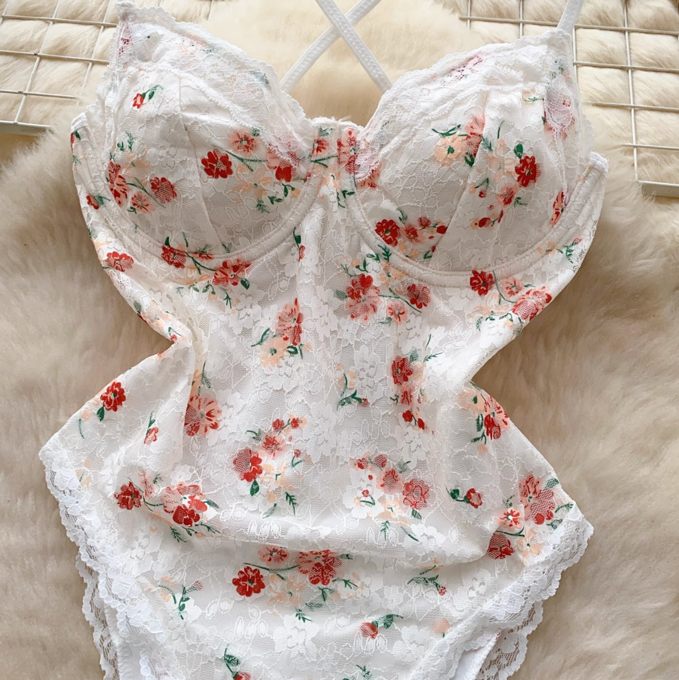 Sweetie Floral Printed Slip Jumpsuit