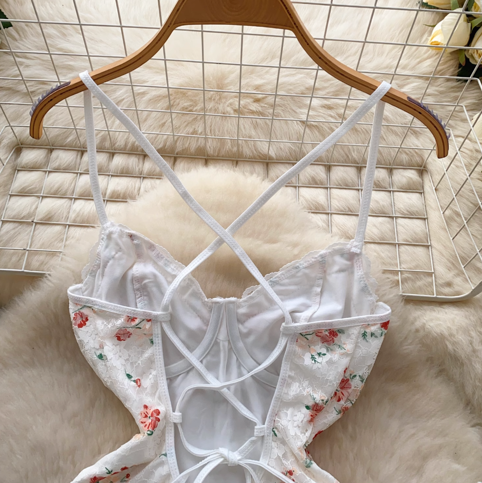 Sweetie Floral Printed Slip Jumpsuit