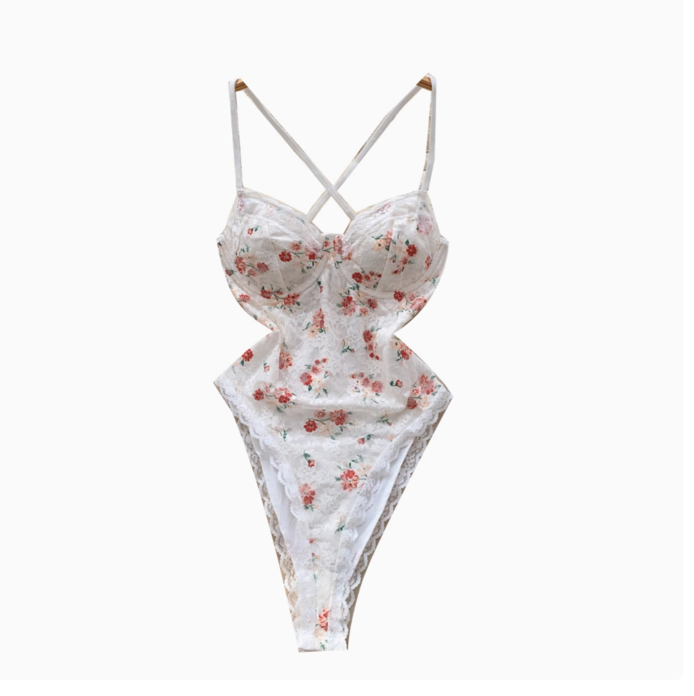 Sweetie Floral Printed Slip Jumpsuit