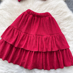 Camisole & Pleated Skirt Ruffled 2Pcs