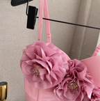 Beaded 3D Flower Padded Camisole