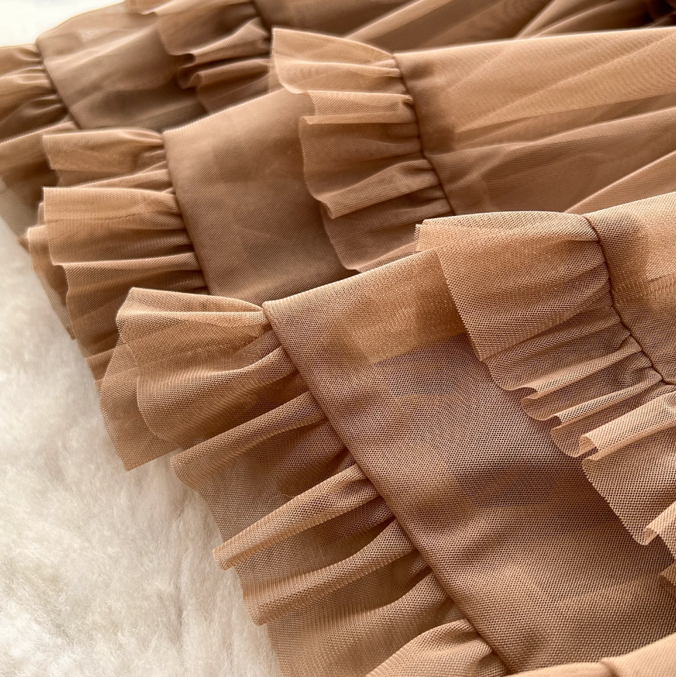 Sweetie Layered Mesh Cake Skirt