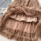 Sweetie Layered Mesh Cake Skirt