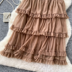 Sweetie Layered Mesh Cake Skirt